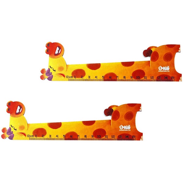 خط کش mdf طرح حیوانات قندون
